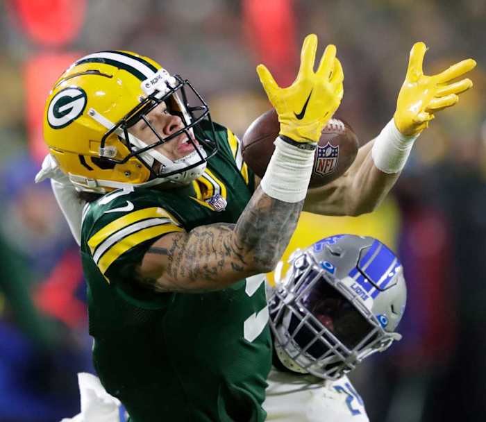 Christian Watson will lead the receivers. (Photo by USA Today Sports Images)